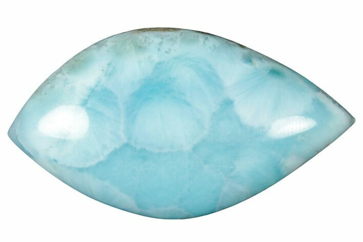 Polished Larimar Cabochon - Dominican Republic #315208